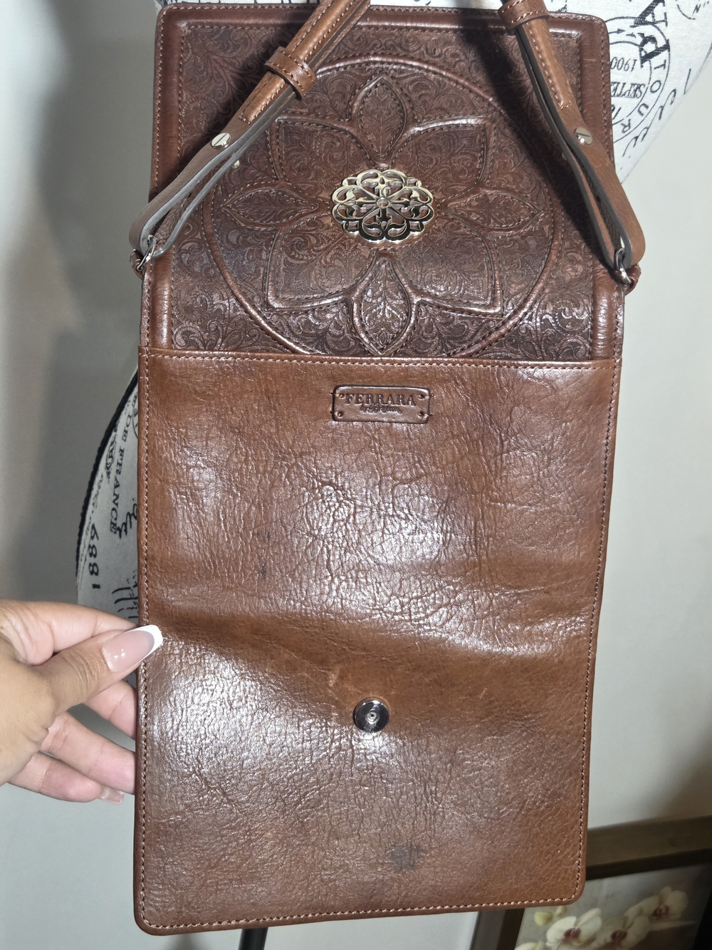 Brighton Ferrara Whisky Mystique Slim Leather Organizer - Picture 6 of 14